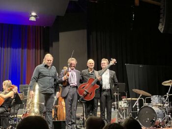 Joerg Widmoser mit Andreas Hofmeir, Stefan Rademacher, Leander Widmoser
