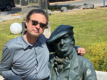 Joerg Widmoser mit Richard Wagner